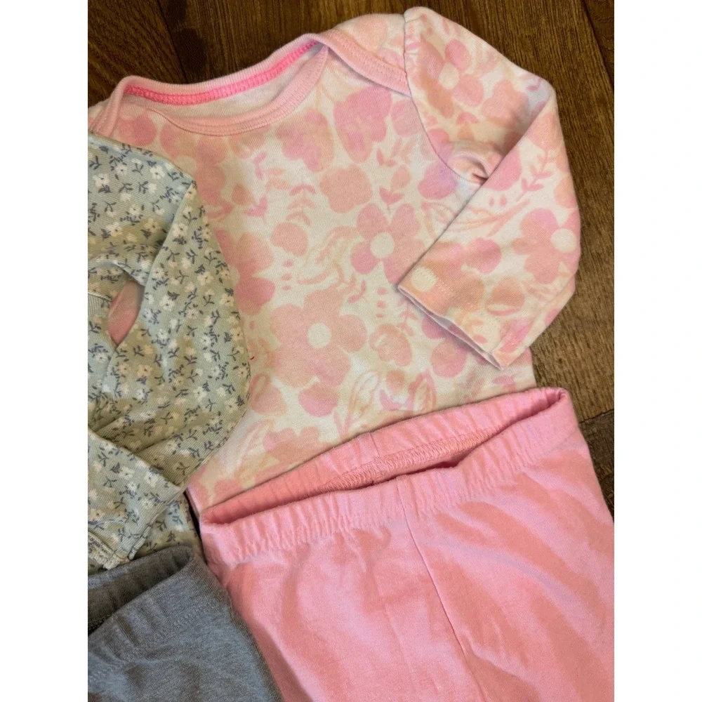 Baby Girl Clothes 0/3 Months Pants Jeans Bodysuit Shirts Outfits Long Sleeve Lot